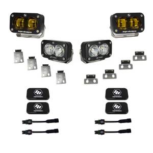 Baja Designs 21+ Ford Raptor / 22+ Bronco S2 SAE Pro Fog Pocket Light Kit - 448183