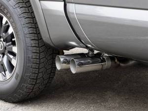 aFe - aFe POWER Rebel Series 2-1/2in 409 SS Cat Back Exhaust w/ Polished Tips 16-17 Nissan Titan V8 5.6L - 49-46126-P - Image 2