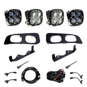 Baja Designs 2023+ Ford F250/F350 Super Duty Squadron SAE/Pro Fog Pocket Kit - Clear Toggle - 448227