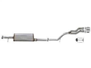 aFe - aFe Rebel Series 2.5in SS Cat-Back Exhaust w/ Polished Tip 07-18 Jeep Wrangler (JK) V6 3.6/3.8L 4dr - 49-48054-P - Image 3