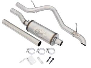 aFe - aFe MACHForce XP 2.5in SS-409 Cat-Back Exhaust 07-16 Jeep Wrangler (JK) V6-3.6L/3.8L (2-4 Door) - 49-48055 - Image 7