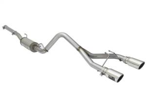 aFe - aFe Rebel Series CB 2.5in Dual Center Exit SS Exhaust w/ Polish Tip 07-15 Jeep Wrangler 3.6L/3.8L V6 - 49-48056-P - Image 4