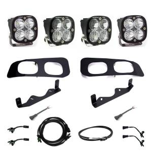 Baja Designs 2023+ Ford F-250/350 Squadron Racer/Pro Unlimited Dual Fog Pocket Light Kit w/ Upfitter - 448255UP