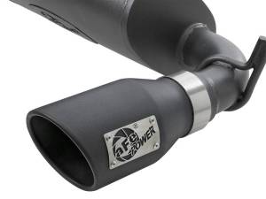 aFe - aFe Rebel Series 2.5in 409 SS Axle-Back Exhaust w/ Black Tips 2007+ Jeep Wrangler (JK) V6 3.6L/3.8L - 49-48061-B - Image 7