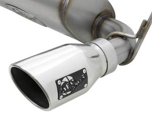 aFe - aFe Rebel Series 2.5in 409 SS Axle-Back Exhaust w/Polished Tips 07+ Jeep Wrangler (JK) V6 3.6L/3.8L - 49-48061-P - Image 5