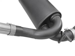 aFe - aFe Rebel Series 2.5in 409 SS Cat-Back Exhaust w/ Black Tips 2007+ Jeep Wrangler (JK) V6 3.6L/3.8L - 49-48062-B - Image 6