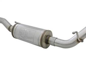 aFe - aFe Rebel Series 2.5in 409 SS Cat-Back Exhaust w/ Black Tips 2007+ Jeep Wrangler (JK) V6 3.6L/3.8L - 49-48062-B - Image 7