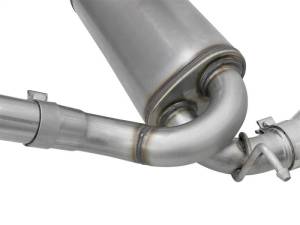 aFe - aFe Rebel Series 2.5in 409 SS Cat-Back Exhaust w/ Polished Tips 07+ Jeep Wrangler (JK) V6 3.6L/3.8L - 49-48062-P - Image 3