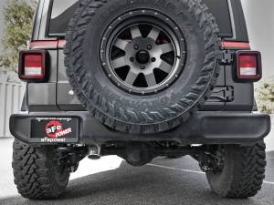 aFe - aFe MACH Force-Xp 2.5in Catback High-Tuck Exhaust 18-21 Jeep Wrangler (JL)3.6L 4-Door - Polished Tip - 49-48065-1P - Image 2