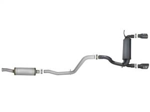 aFe - aFe Rebel Series 2.5in 409 SS Cat-Back Exhaust System w/ Black Tips Jeep Wrangler (JL) 2018 V6 3.6L - 49-48066-B - Image 4