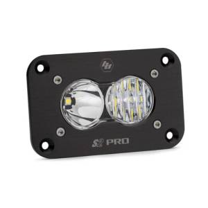 Baja Designs S2 Pro Flush Mount Driving Combo Pattern LED Work Light - Clear - 481003