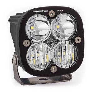 Baja Designs Squadron Pro Driving/Combo Pattern Black LED Light Pod - Clear - 490003