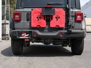 aFe - aFe MACH Force-Xp Axle-Back Exhaust System w/NoTip 18-20 Jeep Wrangler L4-2.0T / V6-3.6L - 49-48070-1 - Image 5