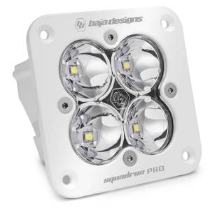 Baja Designs Squadron Pro Spot Pattern White Flush Mount LED Light Pod - Clear - 491001WT