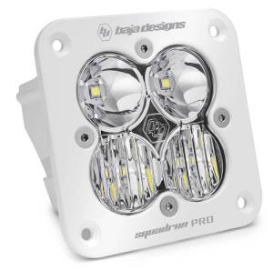 Baja Designs Squadron Pro Flush Mount White Driving/Combo Pattern LED Light Pod - Clear - 491003WT