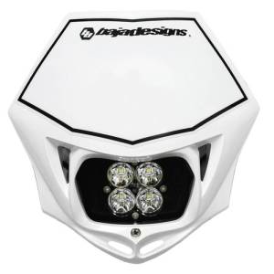 Baja Designs Motorcycle Headlight A/C LED Race Light White Squadron Pro - 497001WTAC