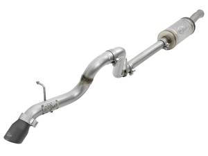 aFe MACH Force-Xp Axle-Back Hi-Tuck Exhaust System w/Black Tip 18-19 Jeep Wrangler (JL) V6 3.6L - 49-48075-B