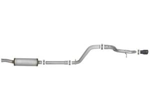 aFe - aFe MACH Force-Xp Axle-Back Hi-Tuck Exhaust System w/Black Tip 18-19 Jeep Wrangler (JL) V6 3.6L - 49-48075-B - Image 5