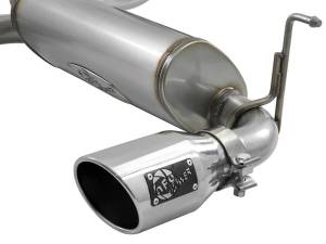 aFe - aFe Rebel Series 2.5in 409 SS Cat-Back Exhaust w/ Polished Tips 18-19 Jeep Wrangler (JL) V6 3.6L - 49-48076-P - Image 5