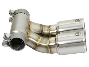 aFe - aFe Power 13-14 Porsche Cayman S / Boxster S Polish Exhaust Tip Upgrade - 49C36413-P - Image 5