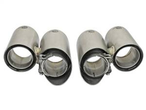 aFe - aFe MACH Force-Xp 304 SS OE Exhaust Tips Polished 12-16 Porsche 911 (C2S 991) H6 3.8L - 49C36416-P - Image 5