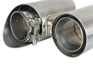 aFe - aFe MACH Force-Xp 304 SS OE Exhaust Tips Polished 12-16 Porsche 911 (C2S 991) H6 3.8L - 49C36416-P - Image 7