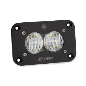 Baja Designs S2 Sport Flush Mount Wide Cornering Pattern LED Work Light - Clear Lens - 541005