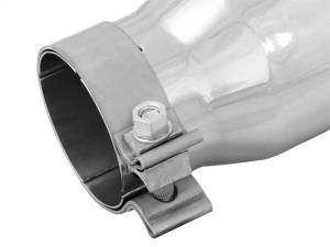 aFe - aFe MACH Force-Xp 3in Inlet x 4in Outlet x 9in Length 304 Stainless Steel Exhaust Tip Polished - 49T30401-P09 - Image 5