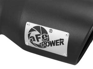 aFe - aFe Power Gas Exhaust Tip Black- 3 in In x 4.5 out X 9 in Long Bolt On (Black) - 49T30451-B09 - Image 3