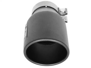 aFe - aFe MACH Force-Xp 3in 304 SS Metallic Black Exhaust Tip 3in In x 4-1/2in Out x 9in L Clamp-On Right - 49T30451-B091 - Image 5