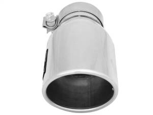 aFe - aFe MACH Force-Xp 3in Inlet x 4-1/2in Outlet x 9in Length 304 Stainless Steel Exhaust Tip - 49T30451-P09 - Image 2