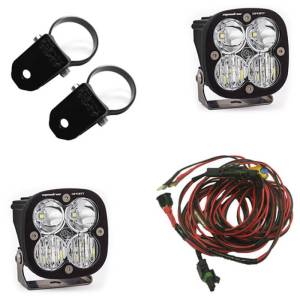 Baja Designs Squadron Sport Polaris A-Pillar LED Light Pods w/ 2.0in Harness/Mounts Kit - 557102