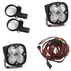 Baja Designs Squadron Sport Polaris LED Light Pods w/ 2.0in Harness/Horizontal Mounts Kit - 557105