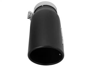 aFe - aFe MACHForce-XP 3.5in 409 Stainless Steel Exhaust Tip 3.5in x 4.5in Out x 12in L Clamp-On - 49T35456-B12 - Image 3