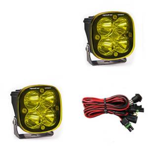 Baja Designs Squadron Sport Spot LED Light Pods - Amber - 557811