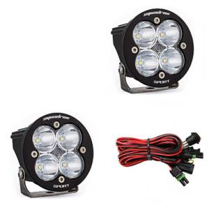 Baja Designs Squadron R Sport LED Spot Pair Light Pods - Clear - 587801