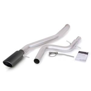 Banks Power 09-10 VW Jetta 2.0L TDI Monster Exhaust System - SS Single Exhaust w/ Black Tip - 46180-B