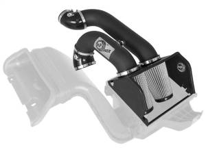 aFe MagnumFORCE 2XP Intake w/3.5in Black Steel Housing Pro DRY S Filter 2017 Ford F-150 V6-3.5L (tt) - 51-12972-B