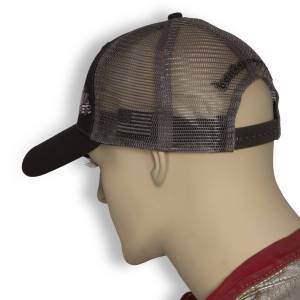 Banks Power - Banks Power Hat Twill/Mesh, Black/Gray/Black Curved Bill, Snap Backstrap - 96125 - Image 5