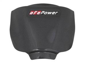 aFe - aFe MagnumFORCE Intake Rain Shield 15-16 Dodge Challenger SRT Hellcat 6.2L V8 (sc) - Carbon Finish - 54-12808-C - Image 2