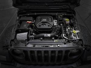 aFe - aFe Magnum FORCE Stage-2XP Cold Air Intake w/Pro DRY Filter 18-20 Jeep Wrangler JL 2.0T- Media Black - 54-53029D - Image 2