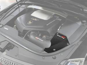 aFe - aFe Momentum GT Carbon Fiber Intake System Housing Cover 09-15 Cadillac CTS-V V8-6.2L (sc) - 54-74207-CV - Image 2