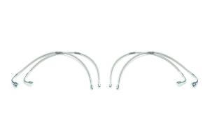 Fabtech 07-18 Jeep JK 4WD Front & Rear Extended Brake Line Kit - FTS94061