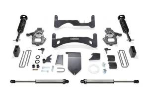 Fabtech 14-18 GM C/K1500 P/U w/oE Alm Or Stmp Stl UCA 6in Perf Sys G2 w/Dl 2.5 & 2.25 - K1084DL