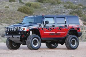 Fabtech - Fabtech 03-08 Hummer H2 Suv/Sut 4WD w/Rr Coil Springs 6in Perf Sys w/Dlss Shks - K5000DL - Image 2