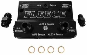 Fleece Performance 10-12 Dodge 6.7L Cummins 4th Gen Fuel Distribution Block - FPE-FFD-RF-4G