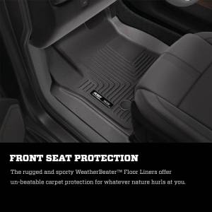 Husky Liners - Husky Liners 2023 Chevrolet Colorado /GMC Canyon WeatherBeater Black Floor Liners - 13221 - Image 5