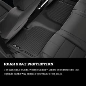 Husky Liners - Husky Liners 2016 Nissan Titan XD Crew Cab WeatherBeater Front Row Black Floor Liners - 13601 - Image 10