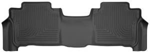 Husky Liners - Husky Liners 13-16 Lexus LX570 / 13-16 Toyota Land Cruiser WeatherBeater 2nd Row Black Floor Liners - 14091 - Image 2