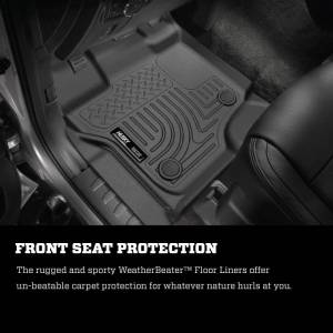 Husky Liners - Husky Liners 2023 Toyota Sequoia WeatherBeater 3rd Row Black Floor Liner - 14281 - Image 4